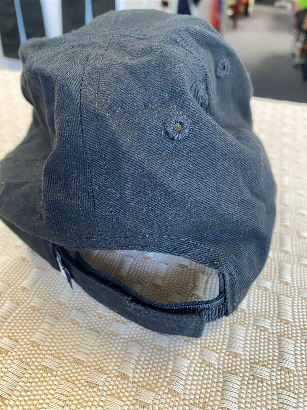Nike Black Baseball Cap with White Swoosh